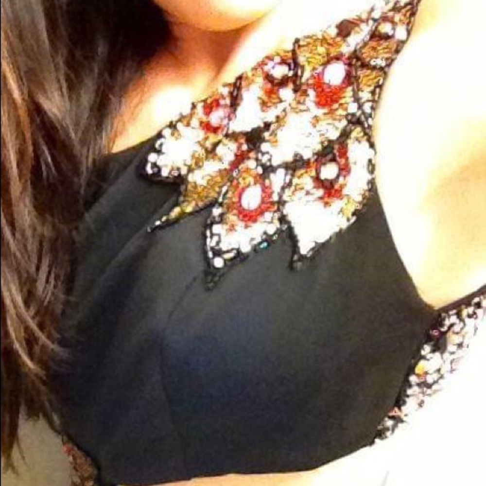 Tony Bowls One Shoulder Formal Gown Prom Dress - Picture 2 of 6